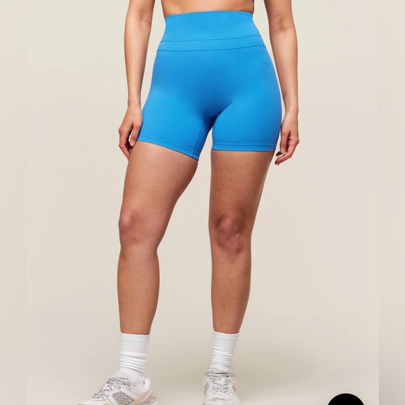 Gymshark Pants - Gymshark Vibrant Blue Athletic Shorts